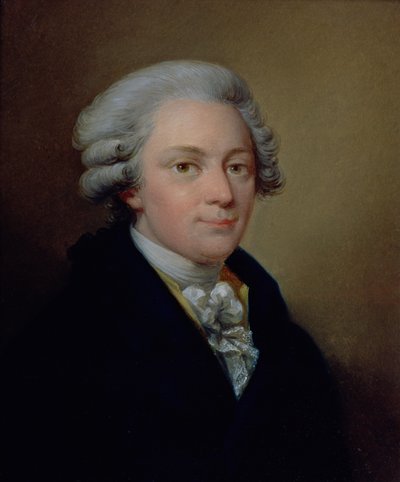 Porträt von Wolfgang Amadeus Mozart von Giuseppe or Josef Grassi